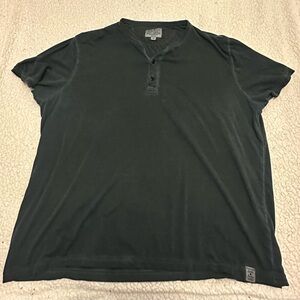 XXL Lucky Brand Dark Gray Henley Shirt